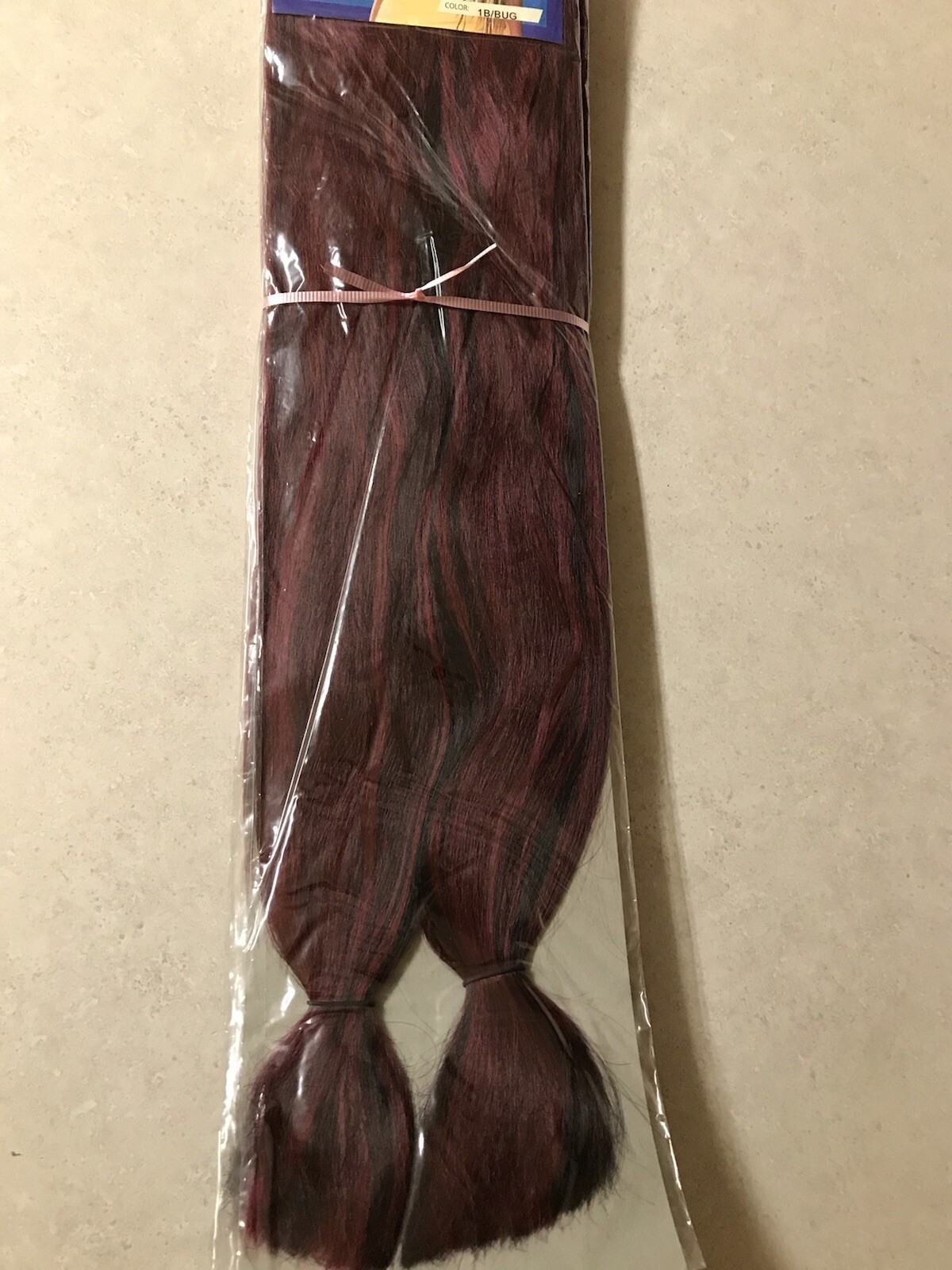 Lot Of 4 Lord & Cliff Yaky Ponytail 2 PCS Braid 100% Nuron Fiber Color-1B/BUG
