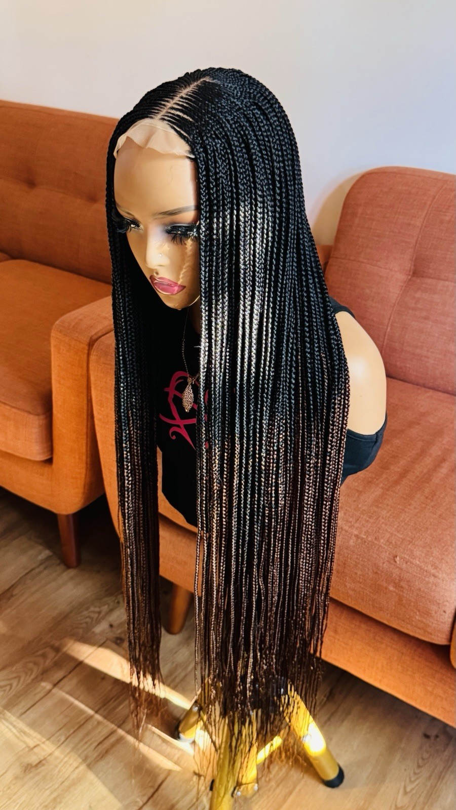 braided wig closure Easy Wear Ready To Ship