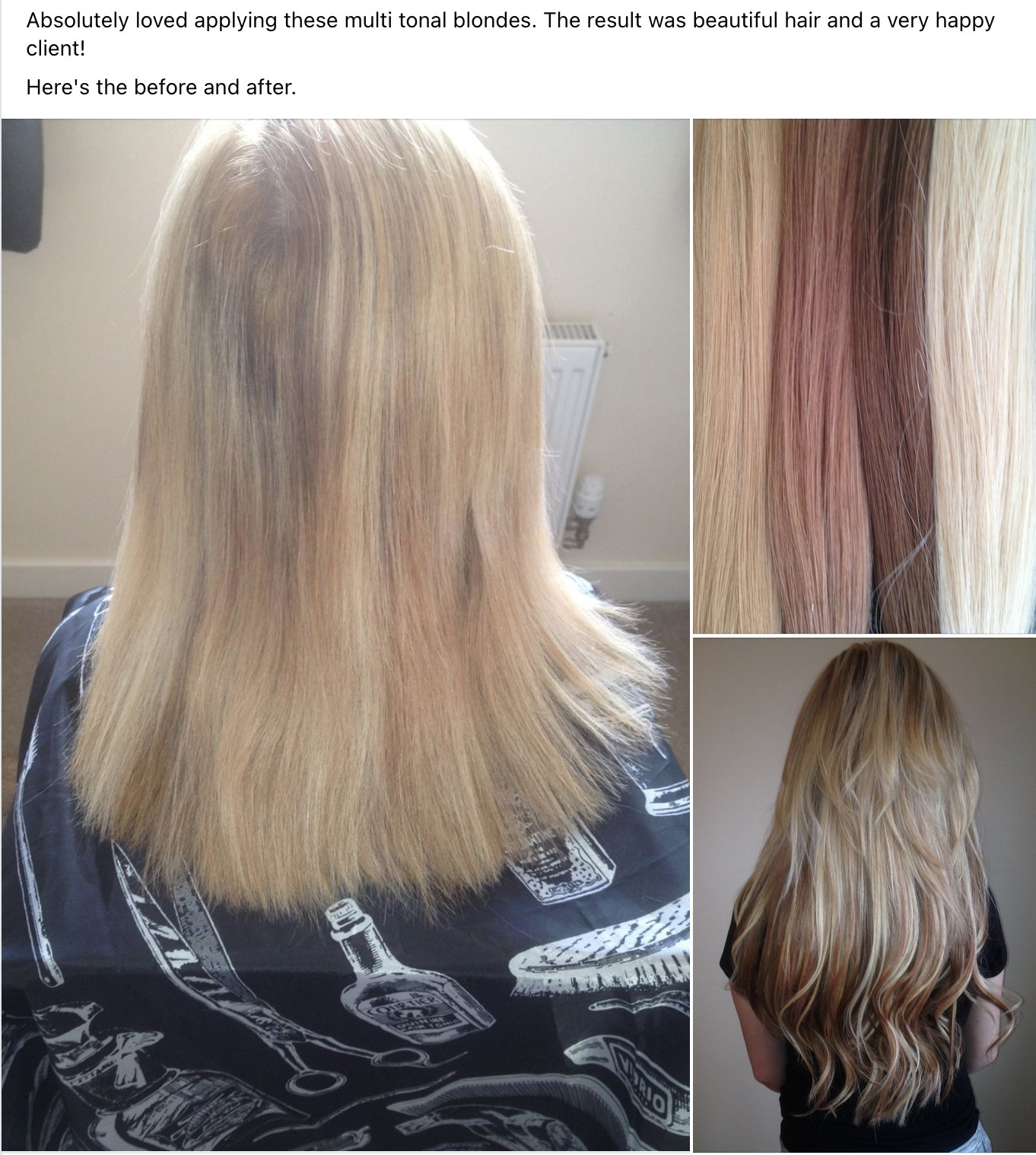 NAIL TIP hair extensions human remy keratin bonded U tip 16″ 18″ 20″ salon grade