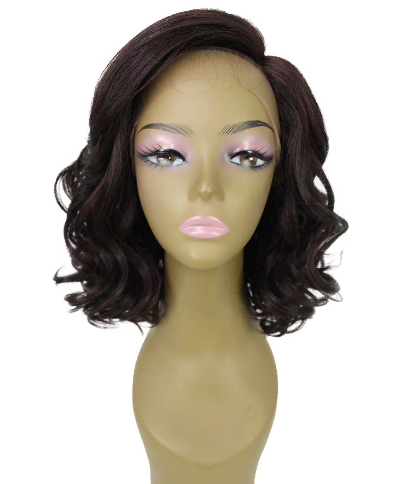 LUXLUXE Aliyah Wavy Layer 12.5 in Long L Part Wig, Heat Resistant Fiber, BL-0146