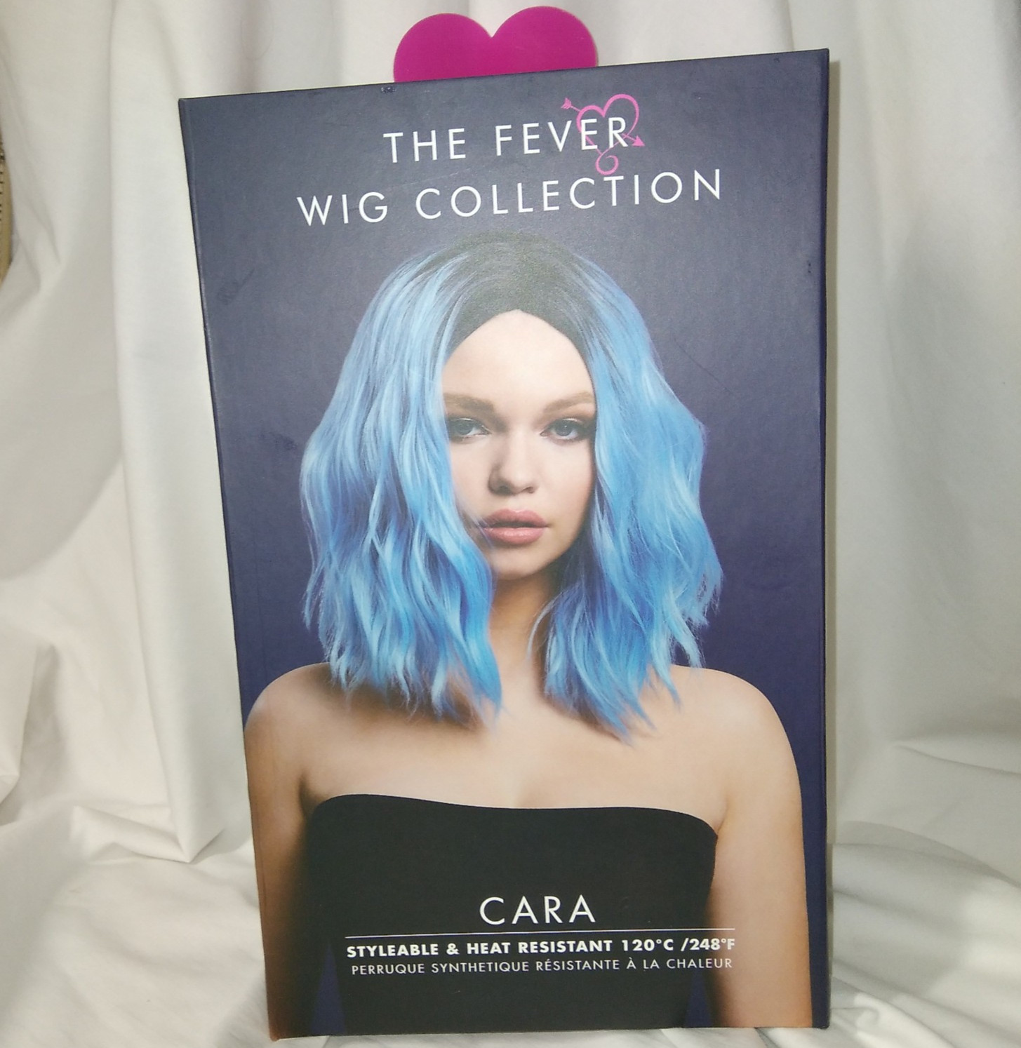 Fever Cara Wig baby blue black ombre woman soft wave daily dance stage actress