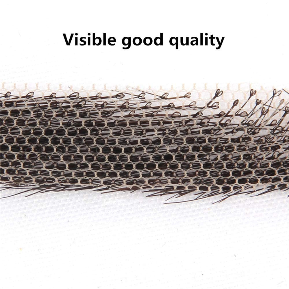 100% Human Hair False Brows for Men and Women Re-Usable Lace Base Fake Eyebrows