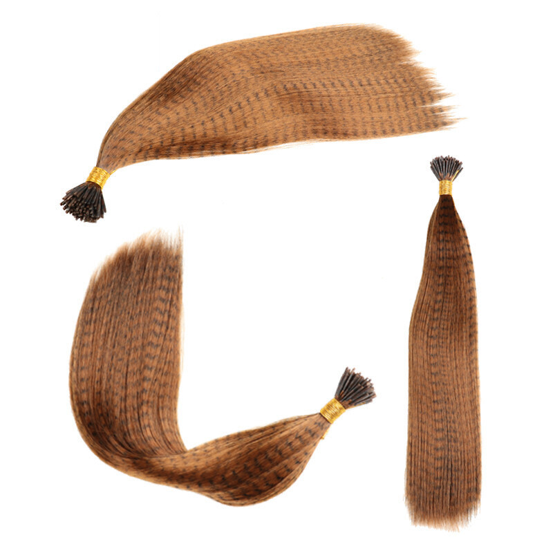 Wig Colorful Feather High-Temperature Fiber Feather Stripe Hair