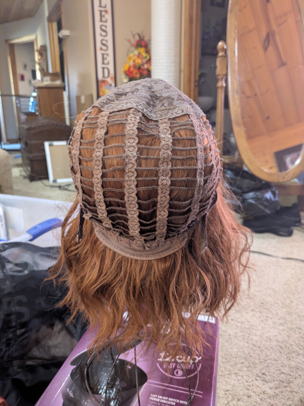 Synthetic Wigs Inverted Bob. High Quality. Includes Wig Stand.