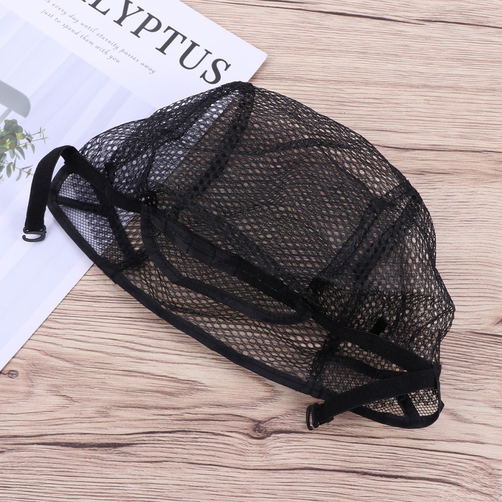 Black Breathable Nylon Wig Hairnet Soft Stretchy Cap Comfortable to Wear