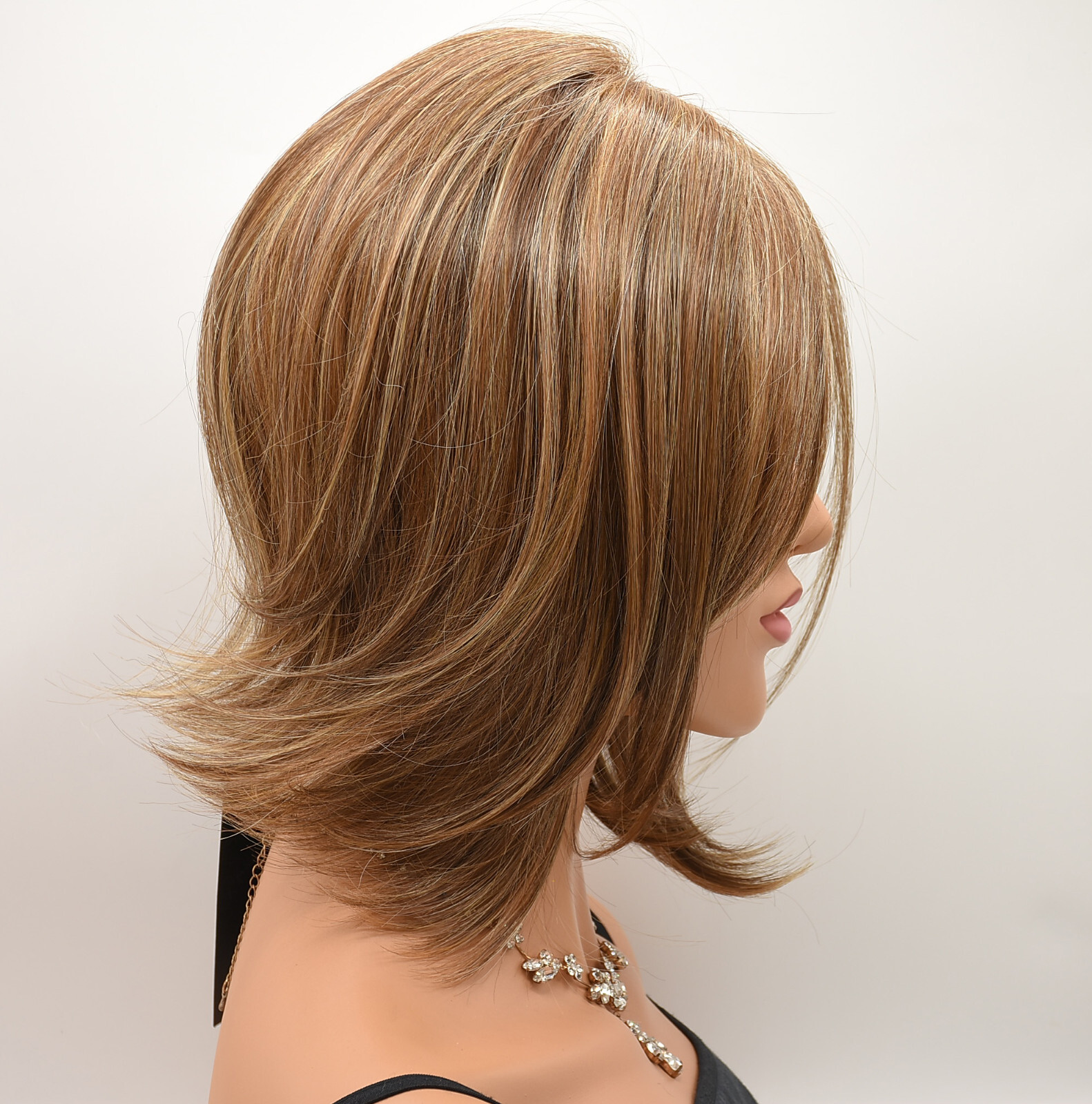 LACE FRONT MONO TOP 14″ TOPPER by BelleTress, CLEARANCE! Nutella Buttercream