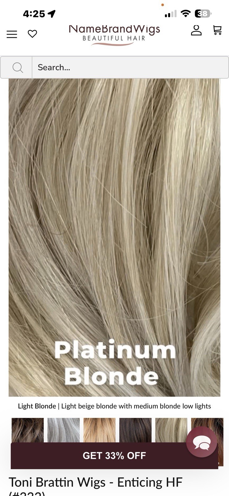 Wigs Toni Brattin #348 Confidence regular