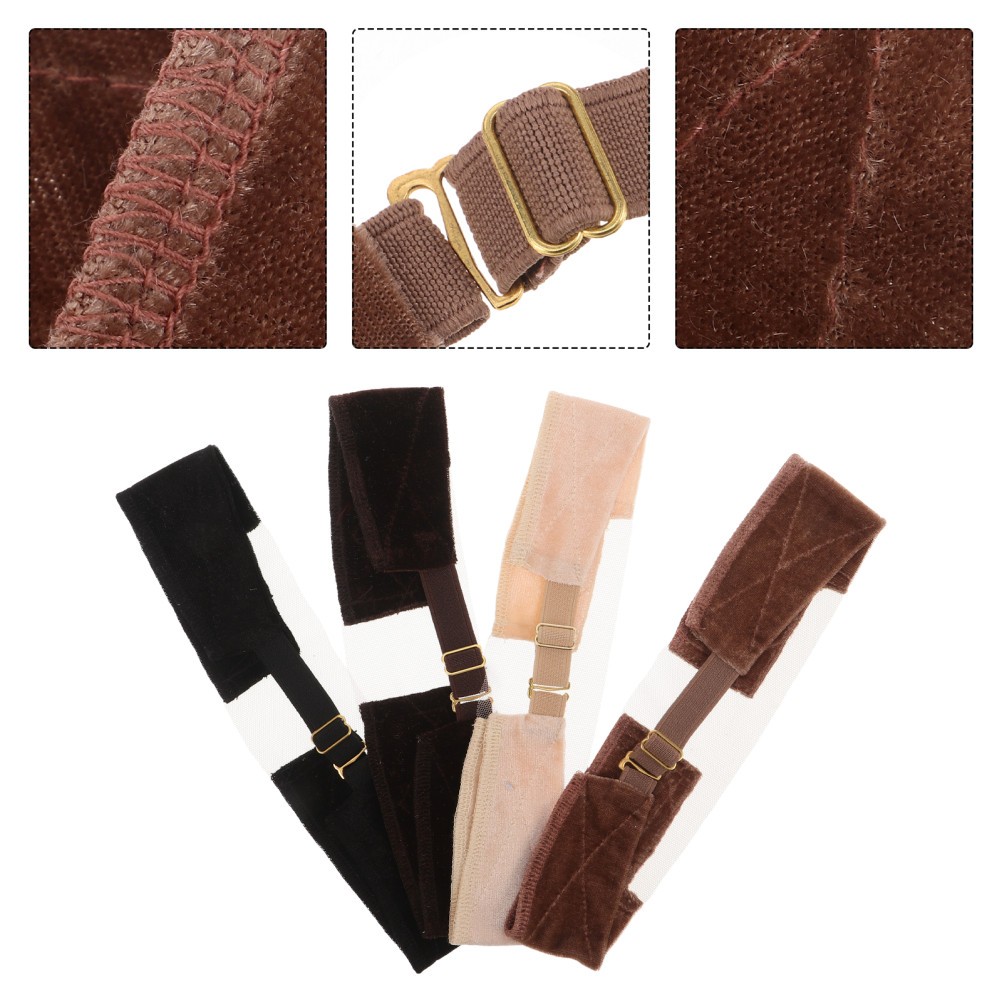 4 Pcs Elastic Wig Bands Replacement Repair Kit Adjustable for Wigs Hair
