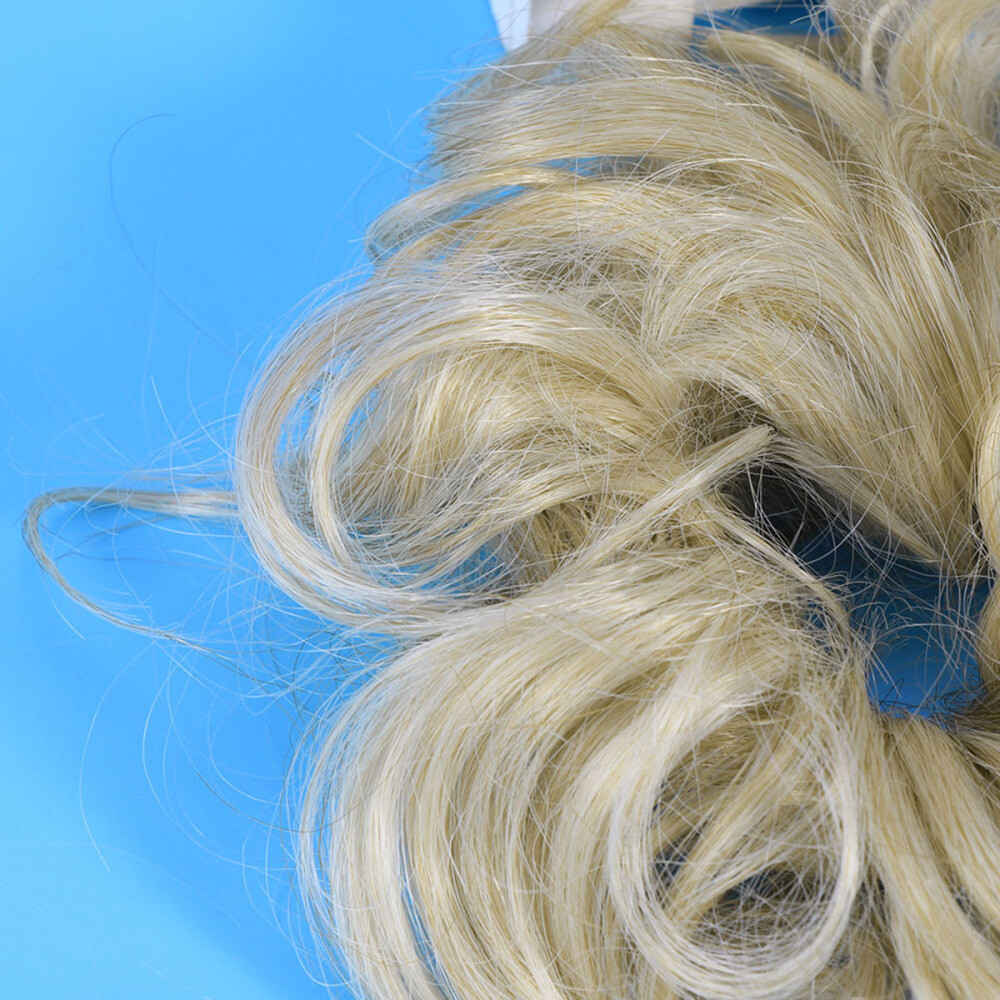 Pony Tail Hair Extension Hairpieces Scrunchie Wave Curly Synthetic Hairpieces