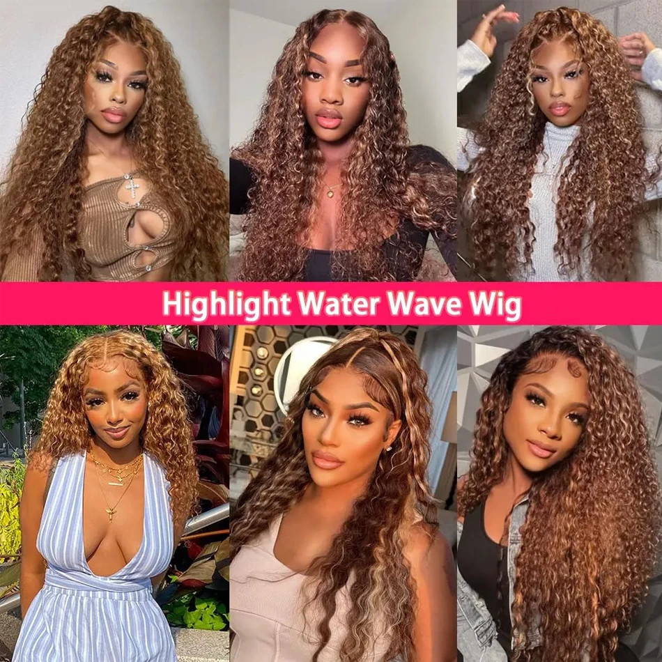 Highlight Wig Human Hair Ombre Hd Lace Wig 13×6 Deep Curly Lace Frontal Human