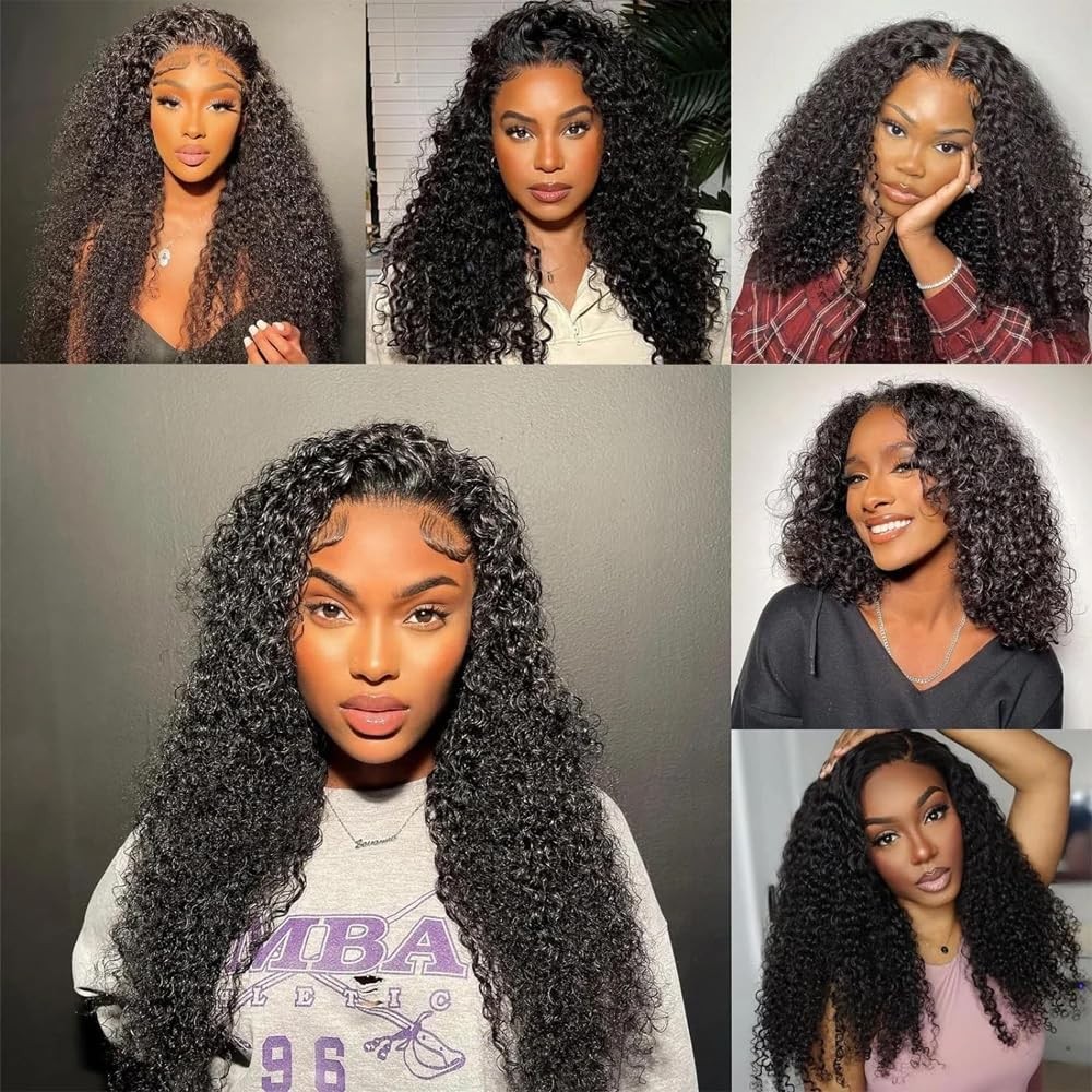 Kinky Curly Bundles Natural Black Color 12 14 16 Inch Unprocessed Brazilian Virg