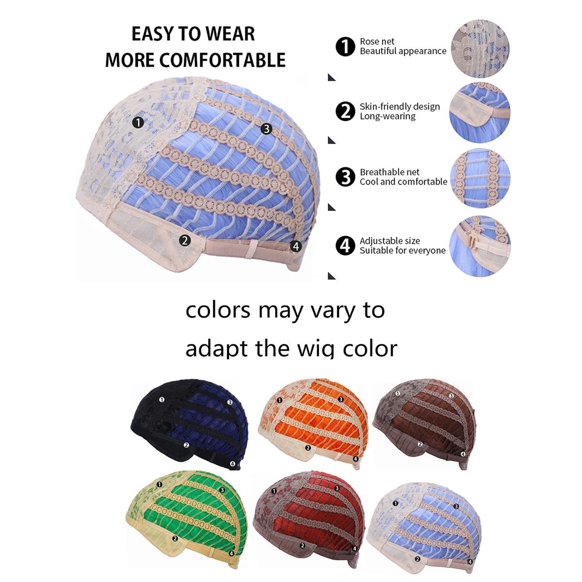 Rainbow Wigs for Women Girls Short Curly Wavy Colorful Wig Short Bob With Bangs