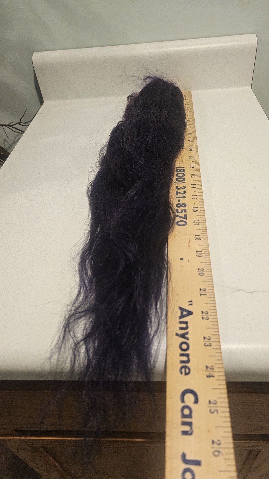High-Quality Regular Top 24″ Purple Wavy 150% Virgin Human Hair Lace Wig