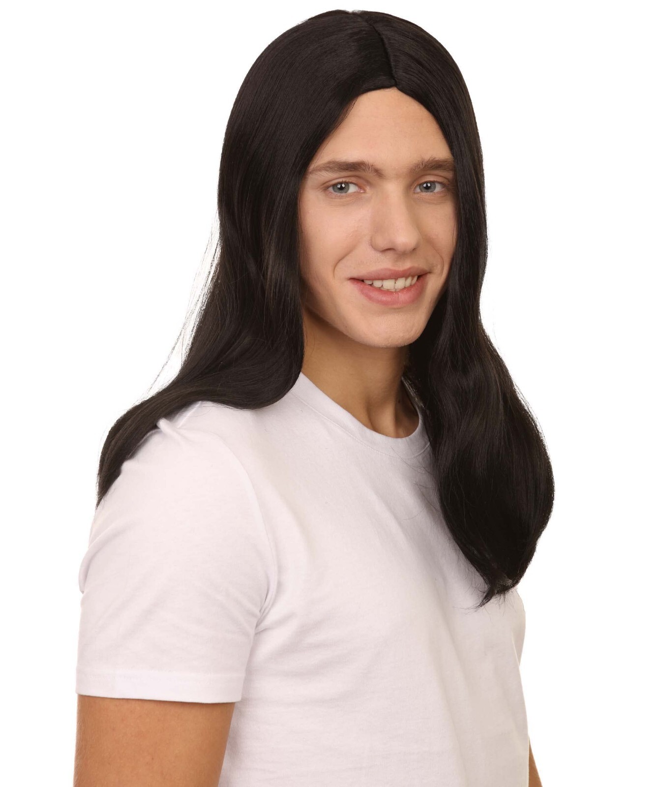 Old World Vampire Men’s Halloween Wig | Premium Breathable Capless Cap HM-328