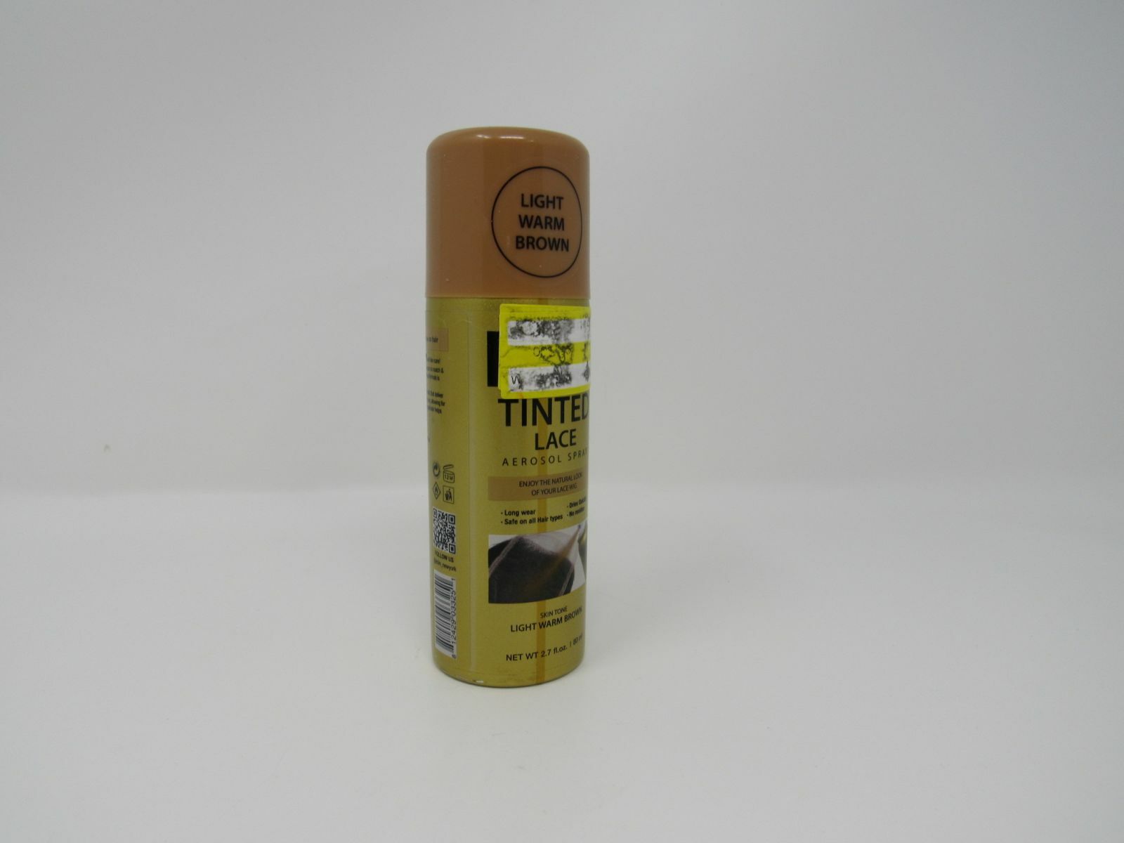 EBIN New York Tinted Lace Aerosol Spray 2.7 fl oz Light Warm Brown Long Wear