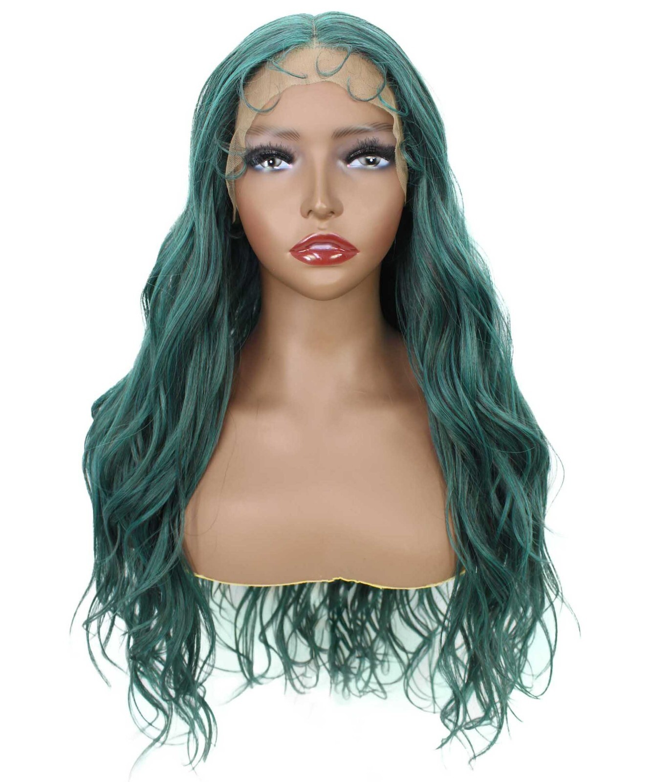 LUXLUXE Liana 27.5 inch Beachy Curls 3.75″ Mid Parting HD Lace Front Wig BL-0167