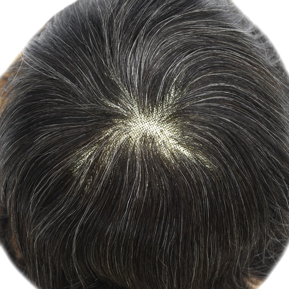 Mens Toupee Hair Replacement System Lace Front Fine Mono Thin Skin Wig Hairpiece