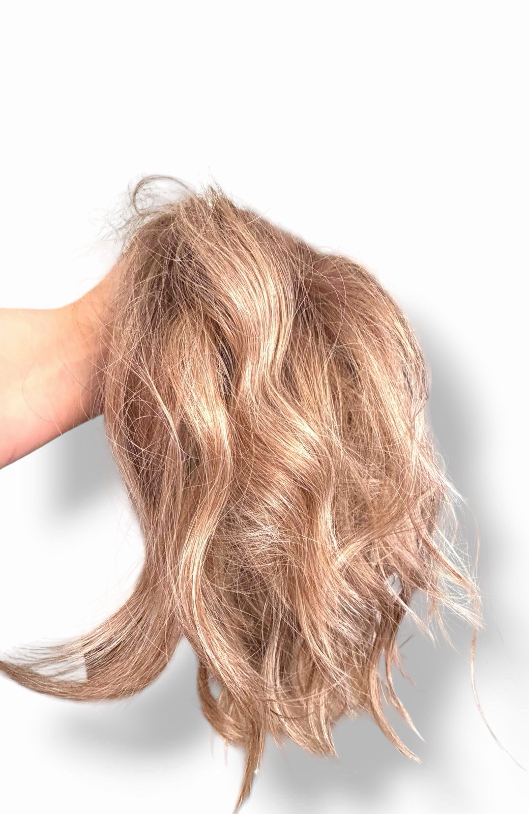 EllaRae Janie Wig Blonde Wavy Bob Lace Front Partial Mono Heat Friendly