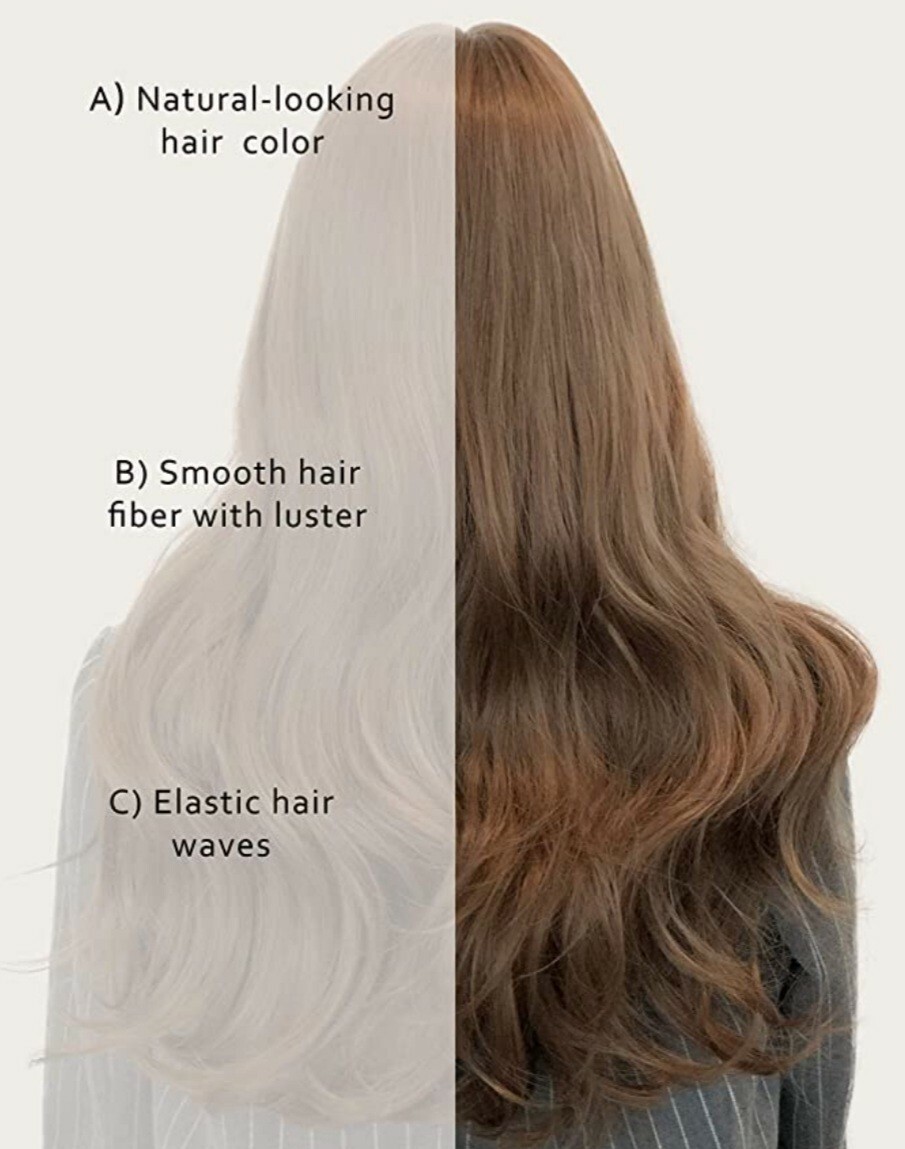 Long Wavy honey brown Wig with Bangs