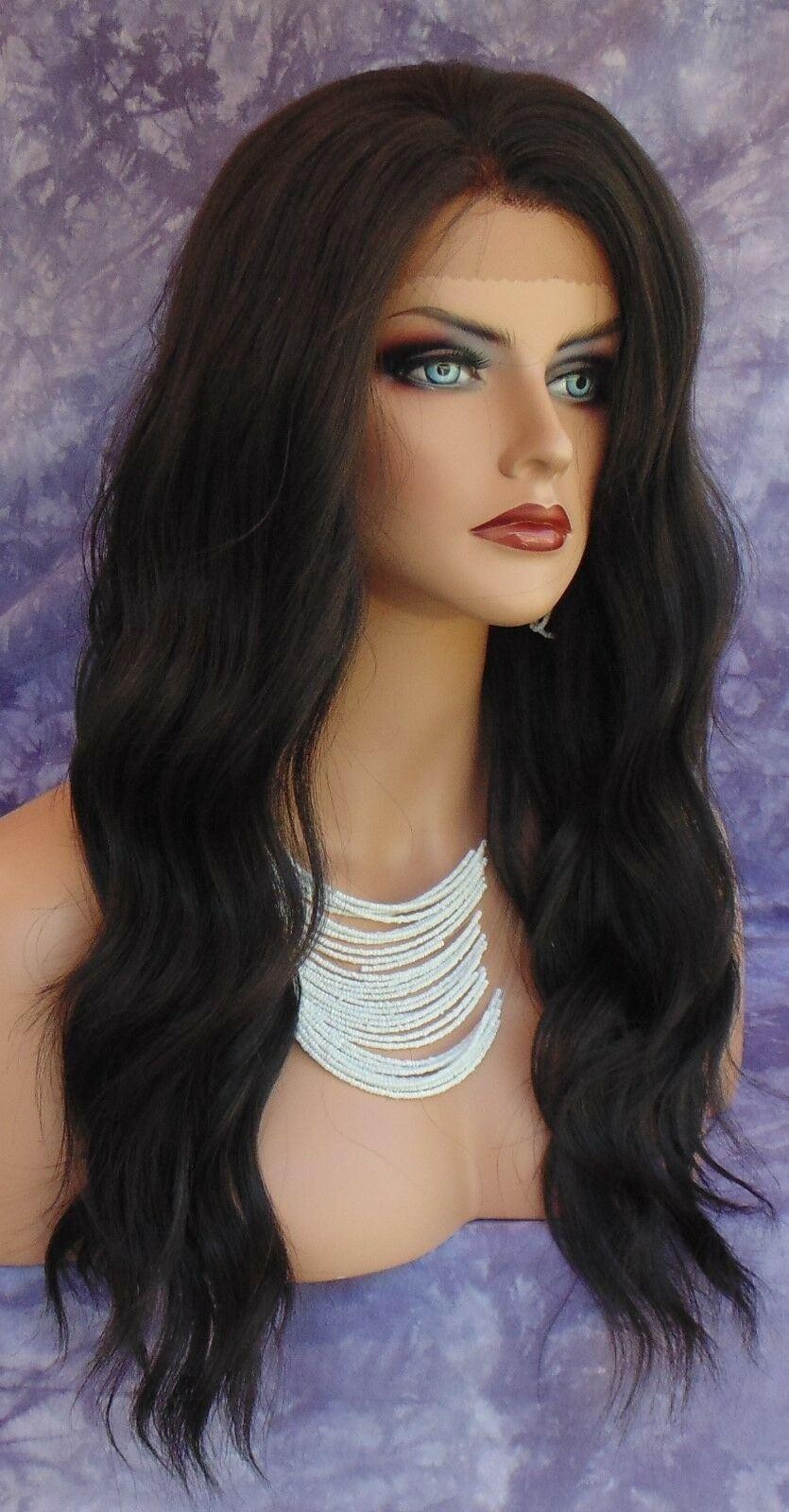 LACE FRONT HAND TIED EAR 2 EAR LACE HEAT FRIENDLY #2 DARK BROWN WIG US SELL 252