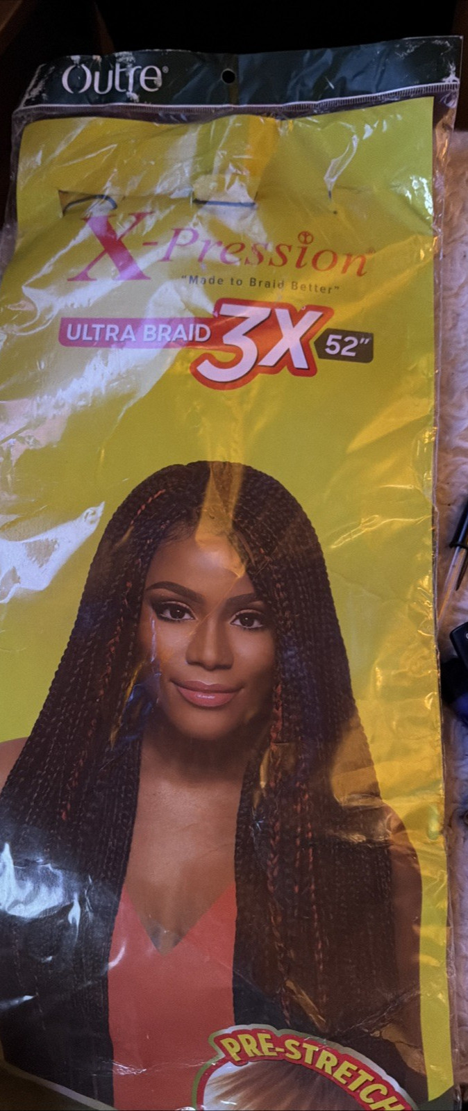 Ultra Braid X-PRESSION 3X 52″ Brand New SEALED Outre Synthetic Pre-Stretched