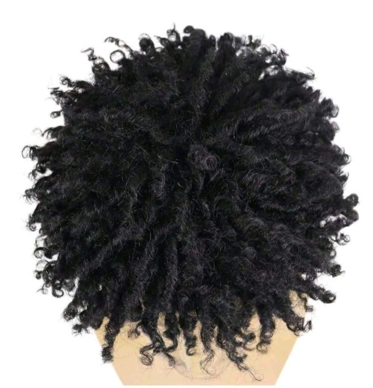 Short Dreadlock Wig For And Men Afro Faux Locs Dreads Wig Heat Resistant Short B