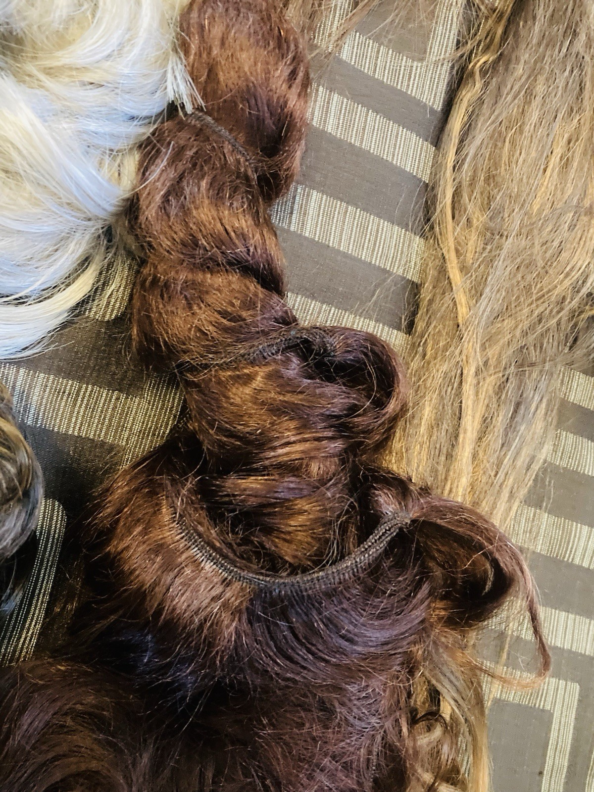 Bulk Lot 20+ Synthetic Hair Pieces Extensions Buns Braids Mixed Colors Cosplay