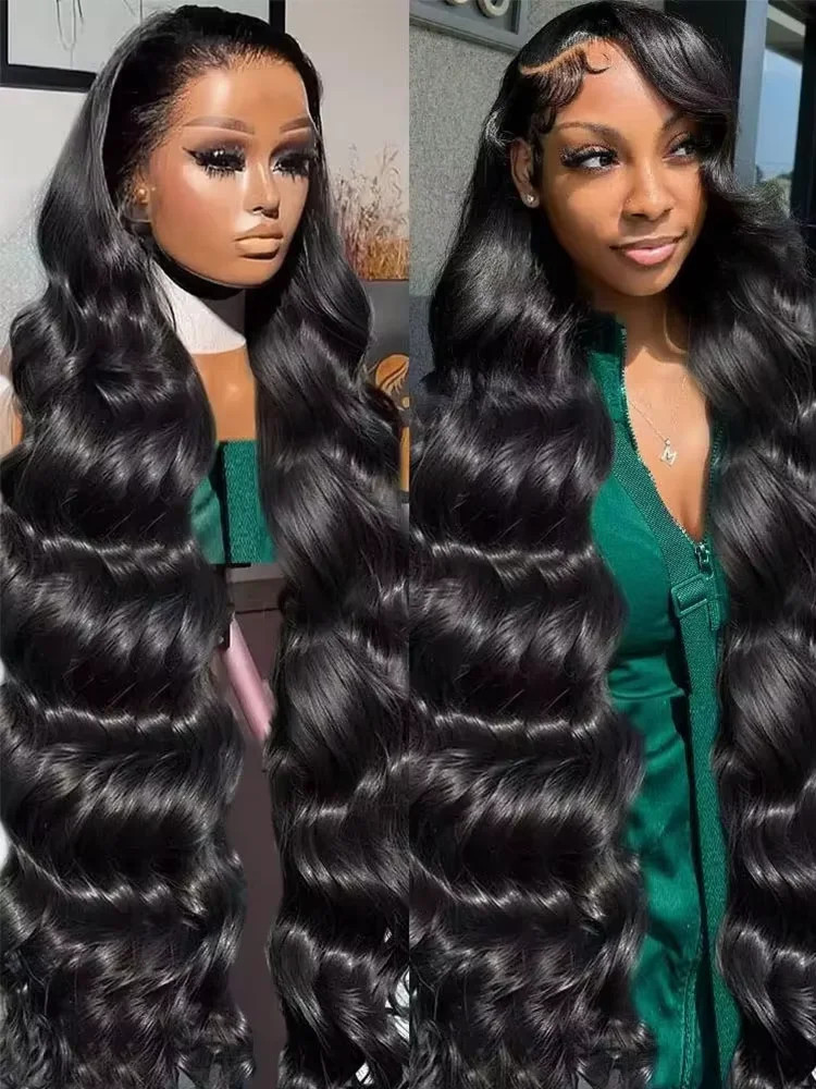 HD Transparent 13×4 13×6 Body Wave Lace Front Wig Pre Plucked 360 Lace Frontal
