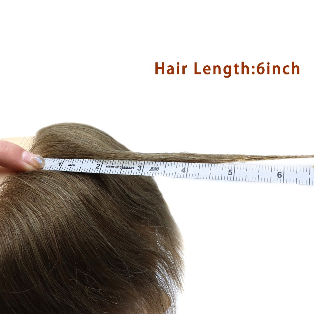 Lace Skin Mens Frontal Hairpiece Male Forehead Hair Line for Receding Hairline