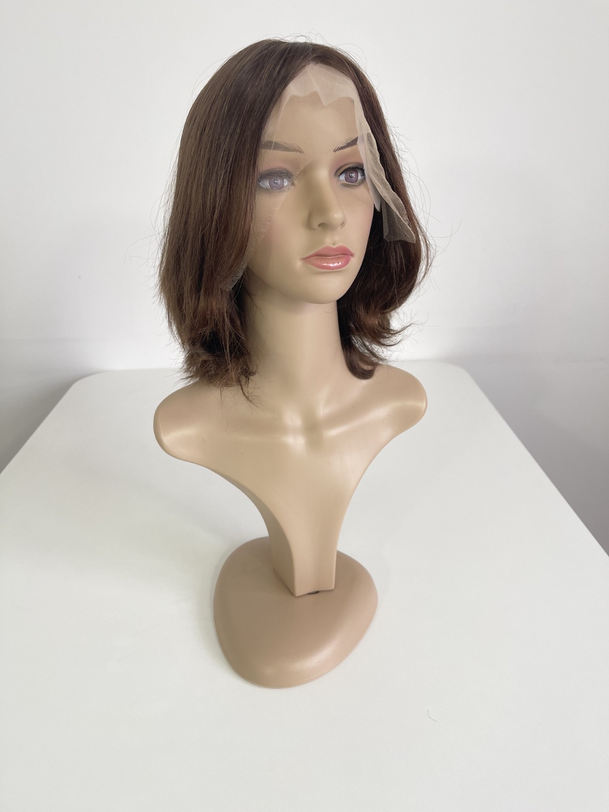 European hair made silk top lace front wig