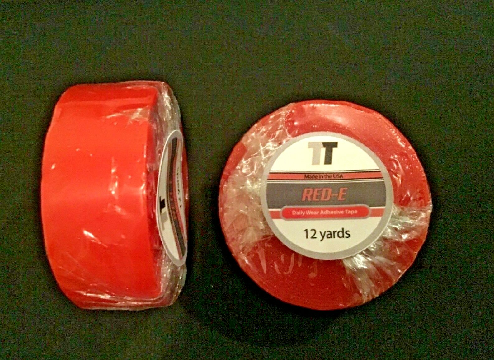 RED-E LINE I” X 12 YARD ROLL TAPE ~ WIG TOUPEE HAIRS