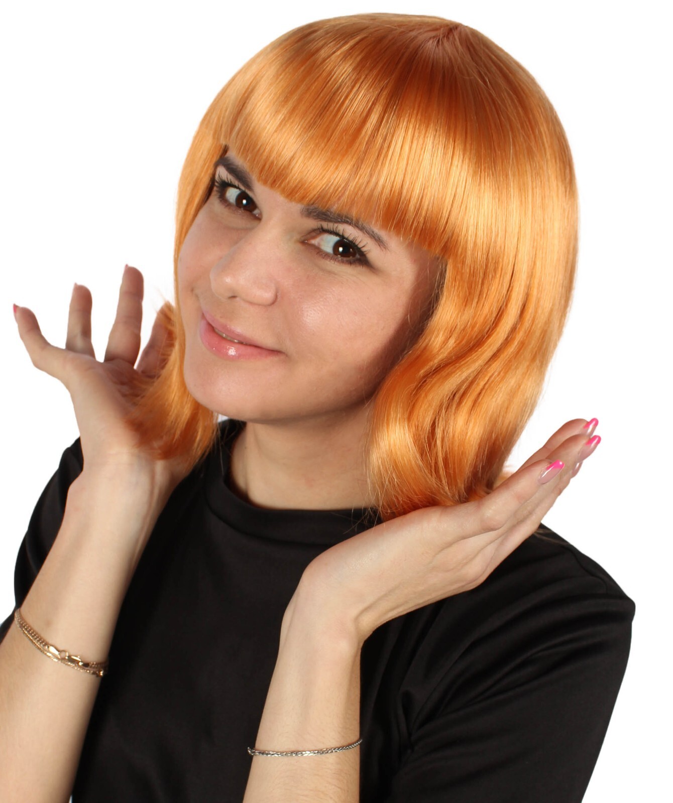 Adult Women’s Straight Short Vampire Wig | Premium Breathable Capless Cap HW-162