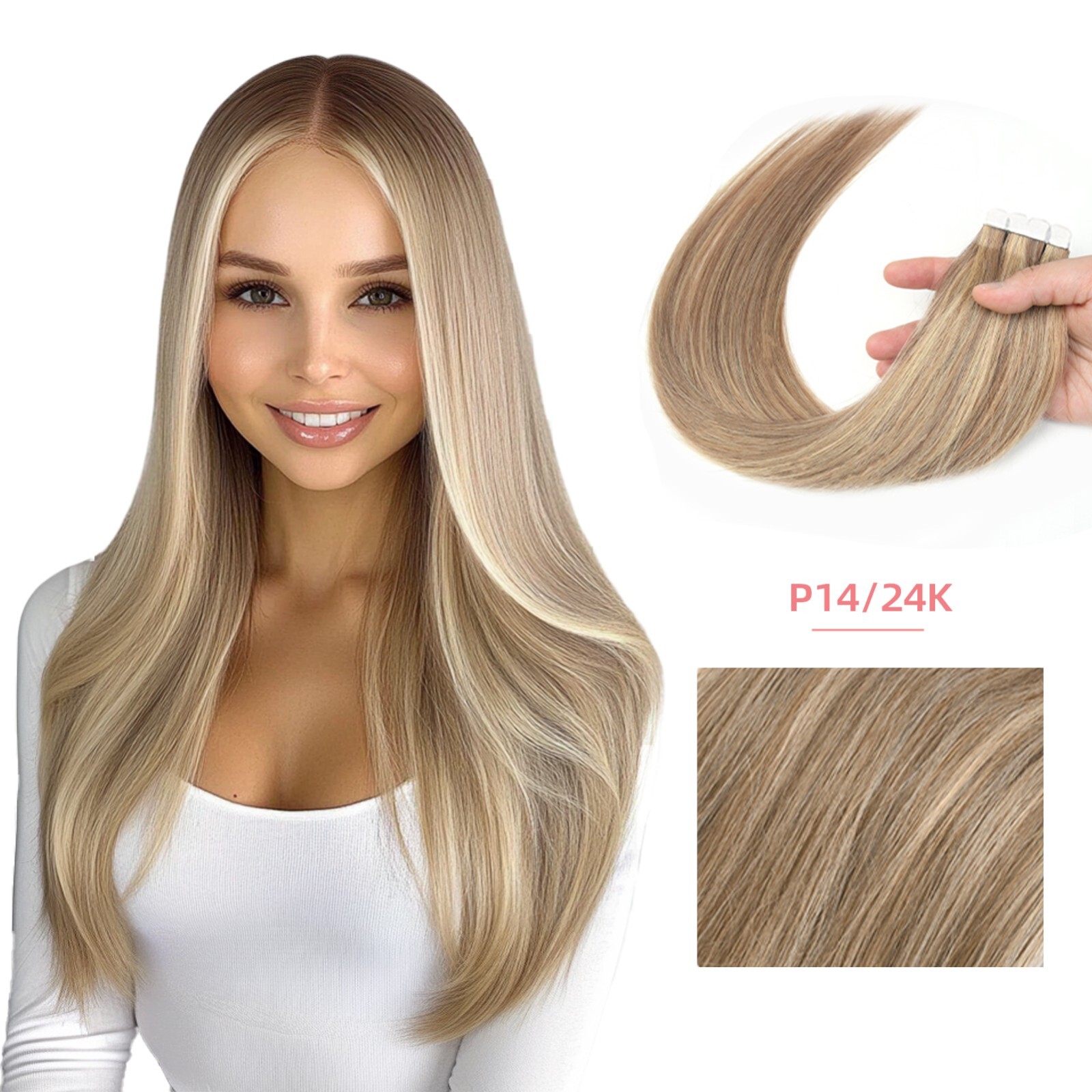 12-24 inch real hair wig pieces 100% real hair for all 16 pieces/pack