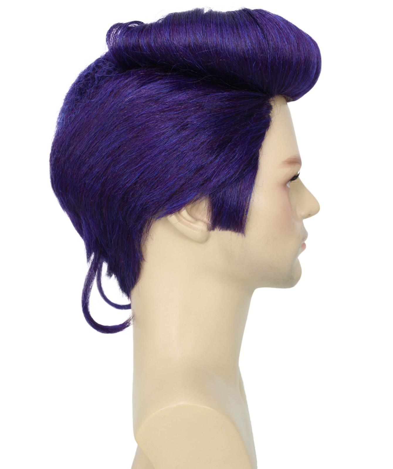 HPO Adult Men’s Manga Anime Pompadour Wig, Perfect for Halloween HM-1621