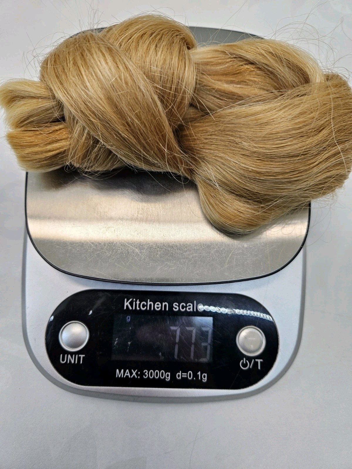 LUX Natural Ukrainian Slavic hair Extension Golden Blond 55cm/22″ & 77gr/2,7oz