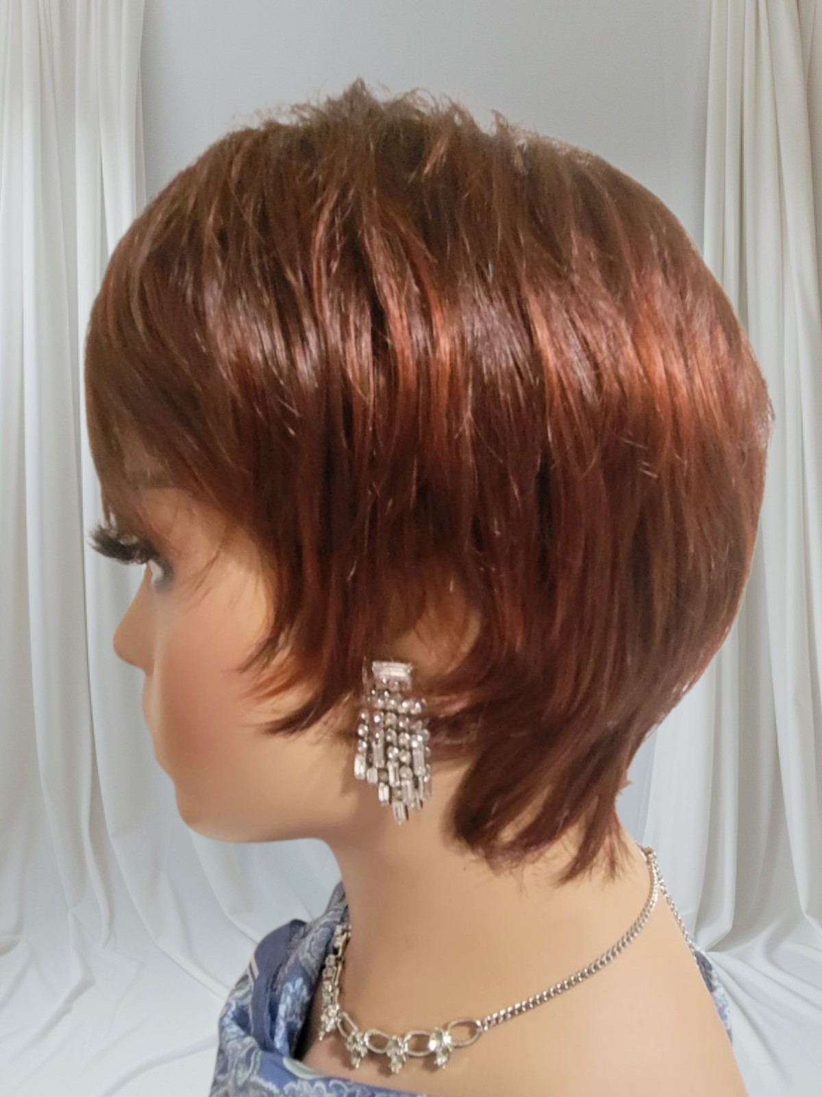 Elle | Envy wigs | Open Top. DARK RED. BNIB WITH TAGS