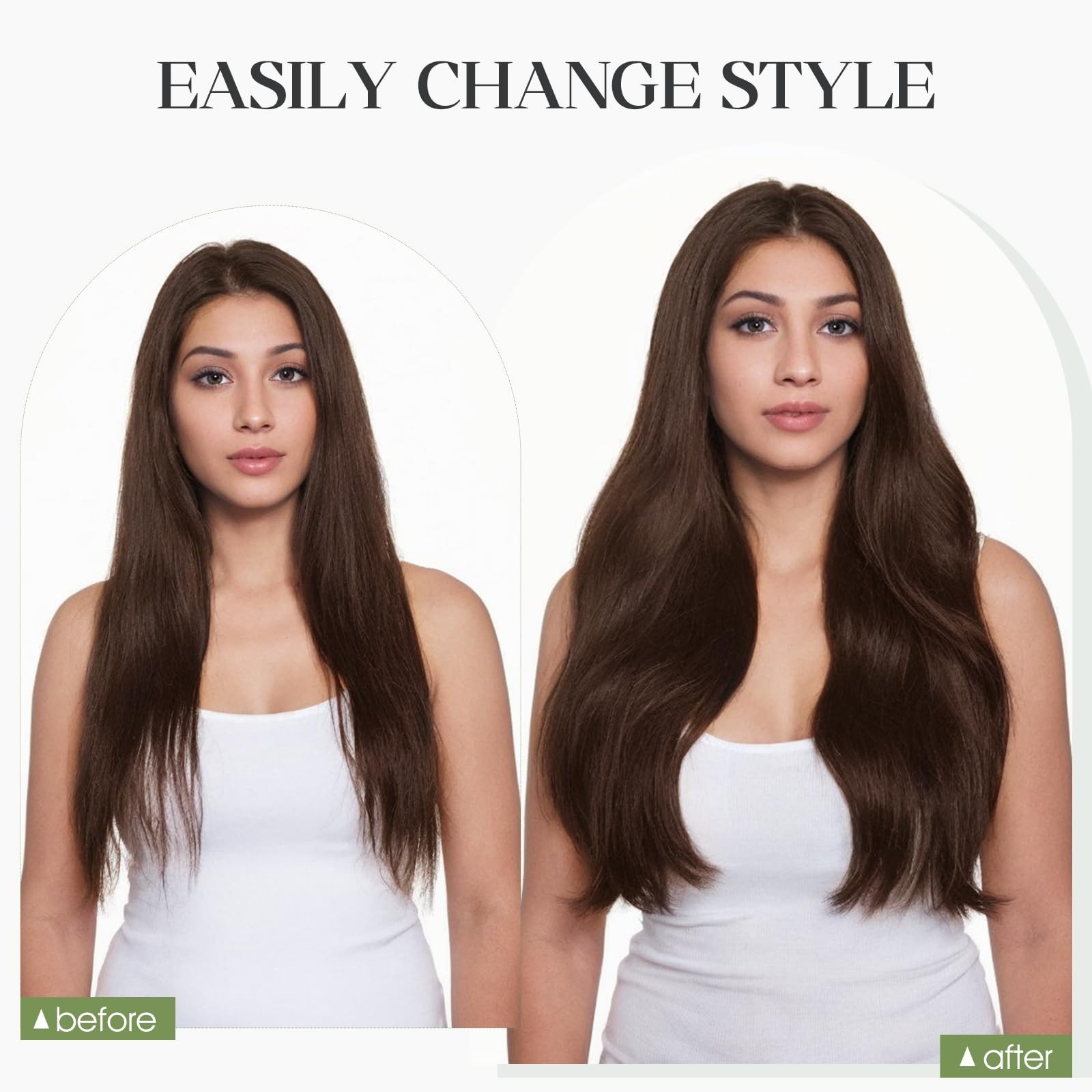 Charites Halo Hair Extensions Real Human Hair Invisible Wire Extensions
