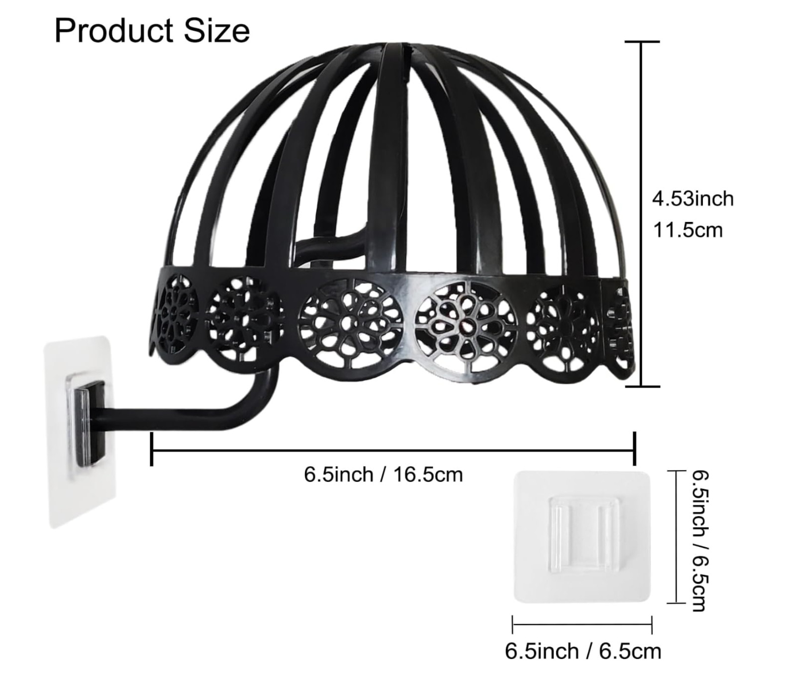 Wig Stand Hanging, 2PCS Black