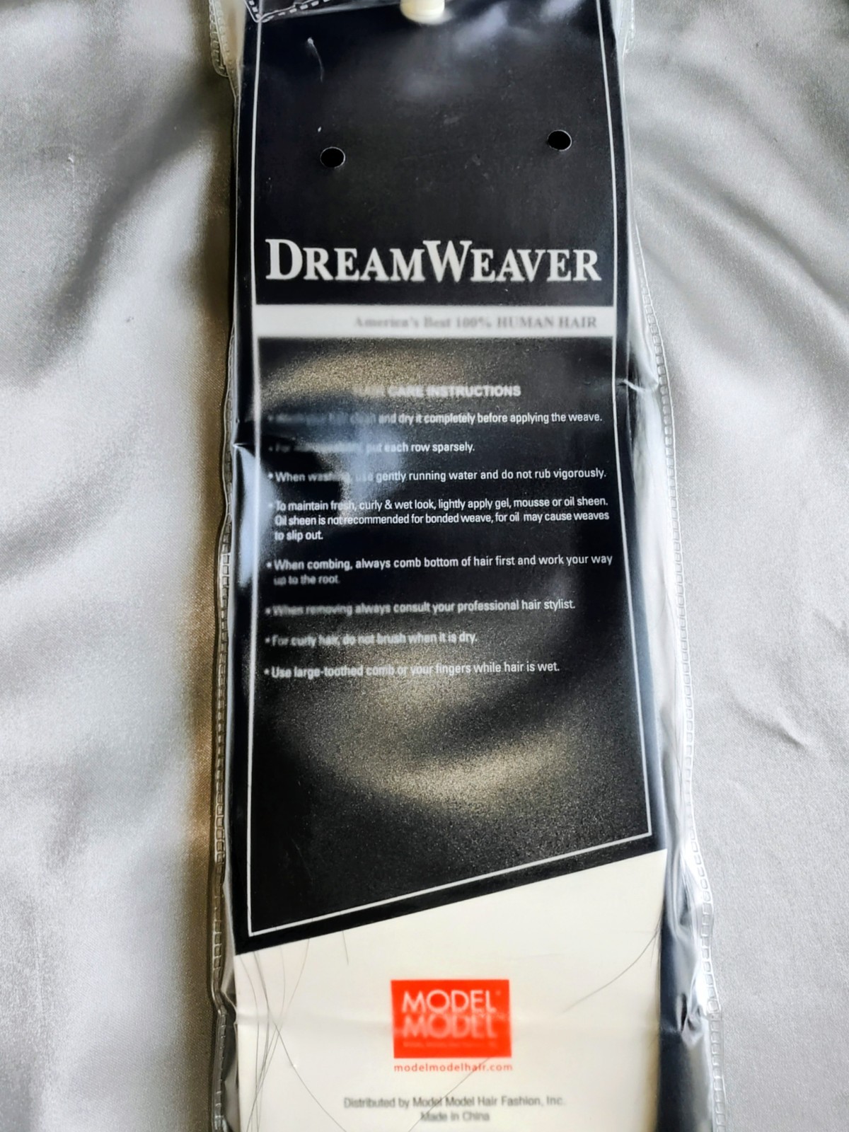 Dreamweaver Model Model Human Hair Yaki Straight 14 Inch Jet Black Color 1