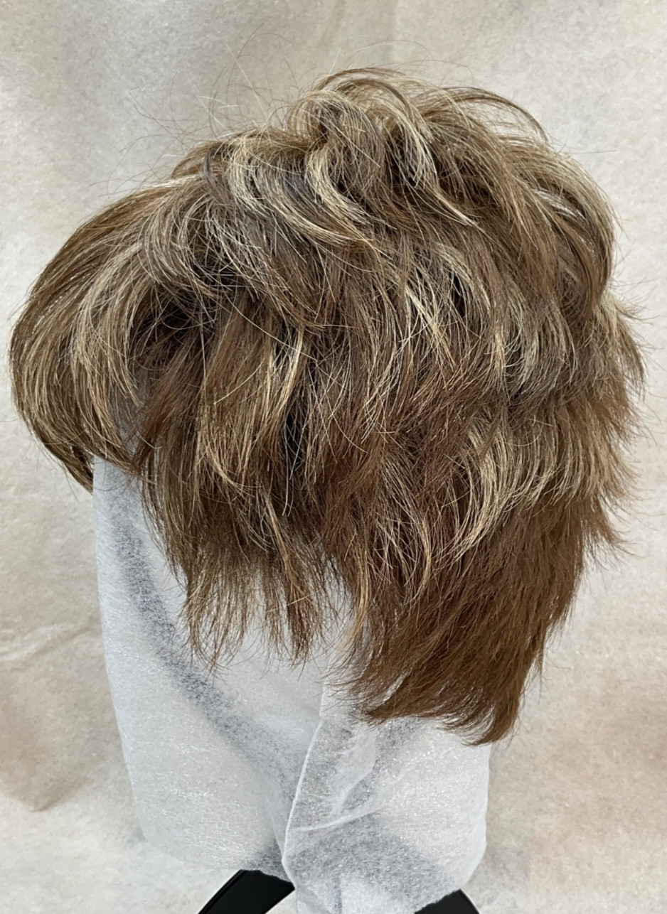 Rene of Paris Zoe 2349 ICED MOCHA Synthetic Bob Wig Classic Cap Frosted