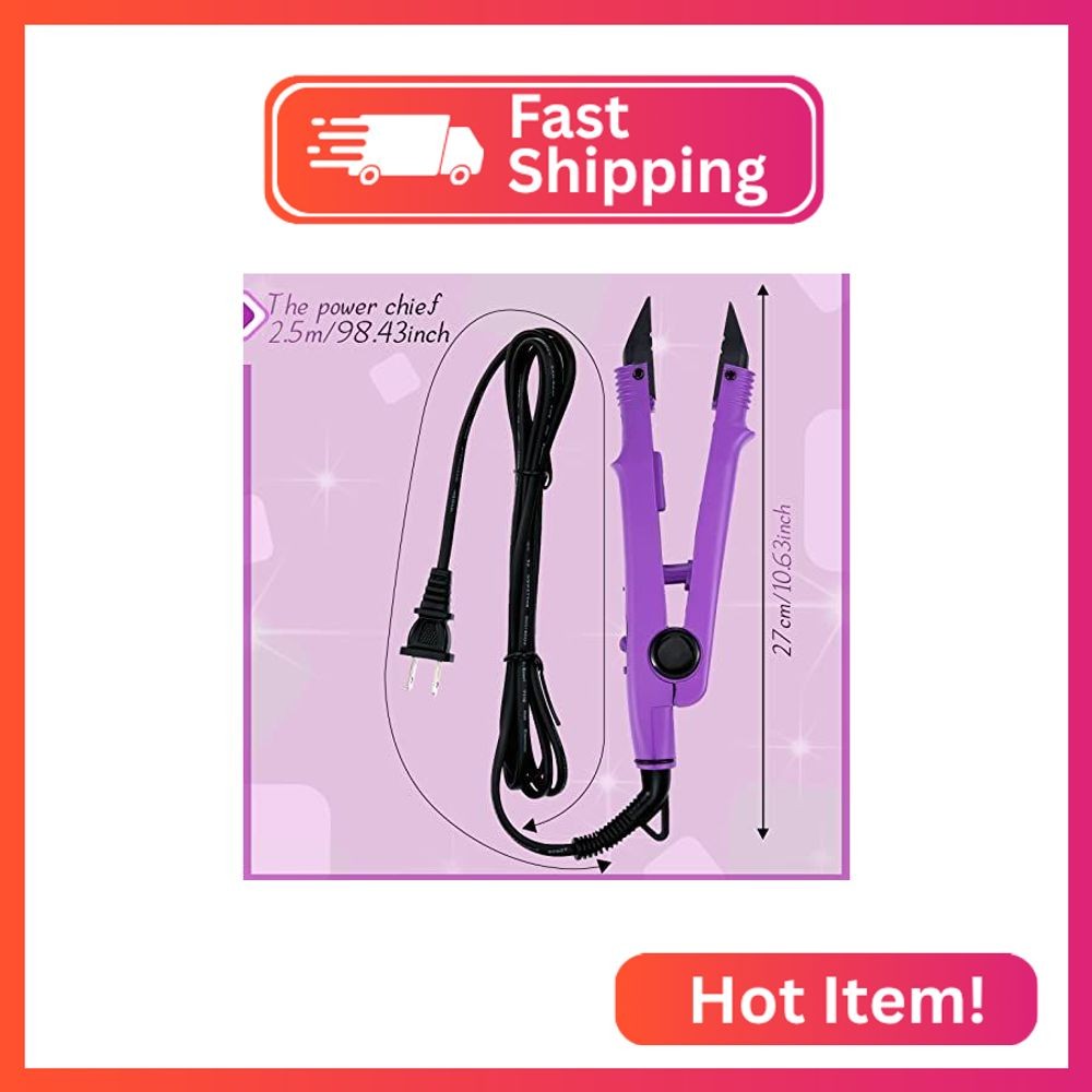 Lothee Fusion Hair Extensions Tool with Keratin Glue Granule Beads, US Plug, B H