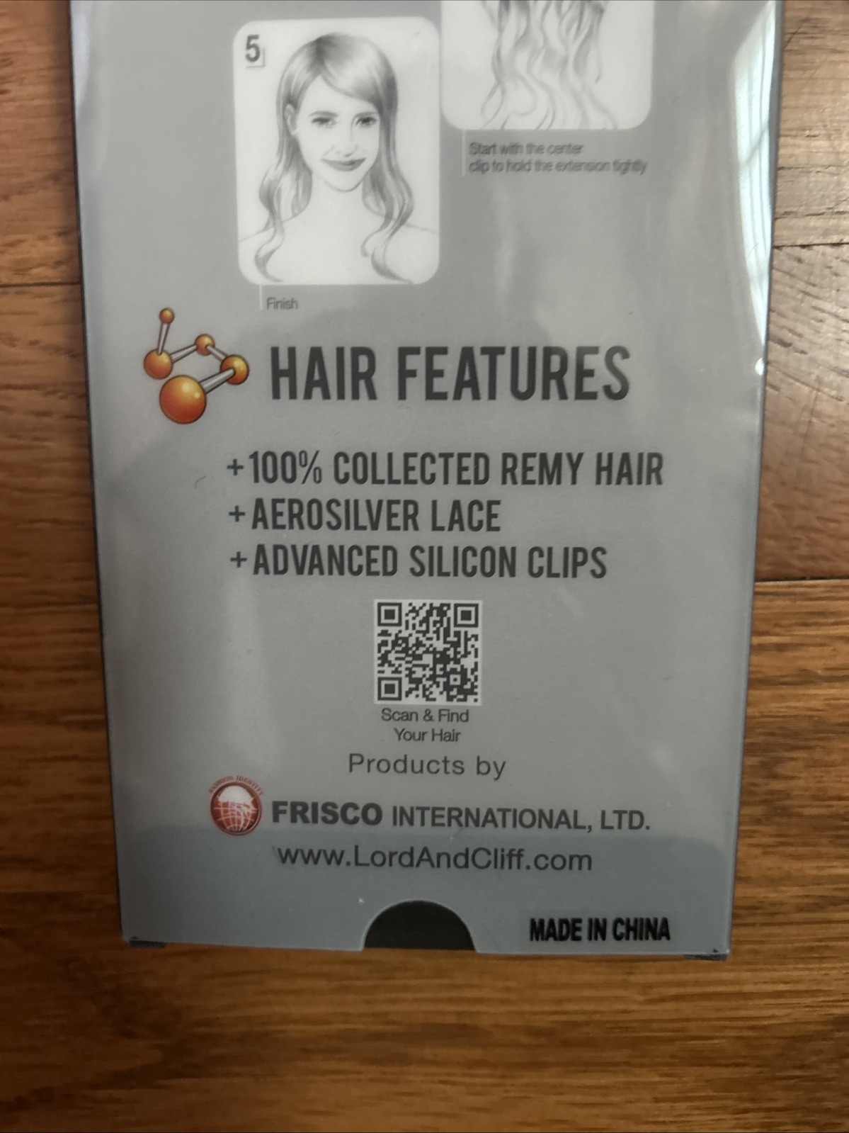 Lord & Cliff 100% Remy Human Hair 7 Pc Clip-In 14″ F4/27 SOLD OUT COLOR