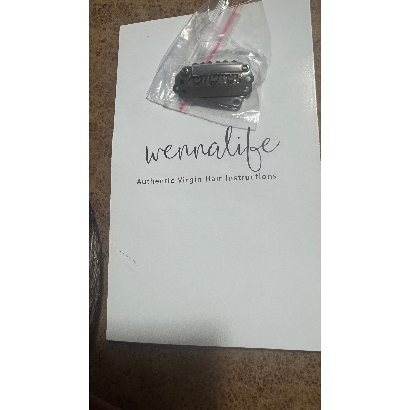 Wennalife 14″ Clip In Human Hair Extensions T4B/26P4B Brown Blonde Virgin Hair
