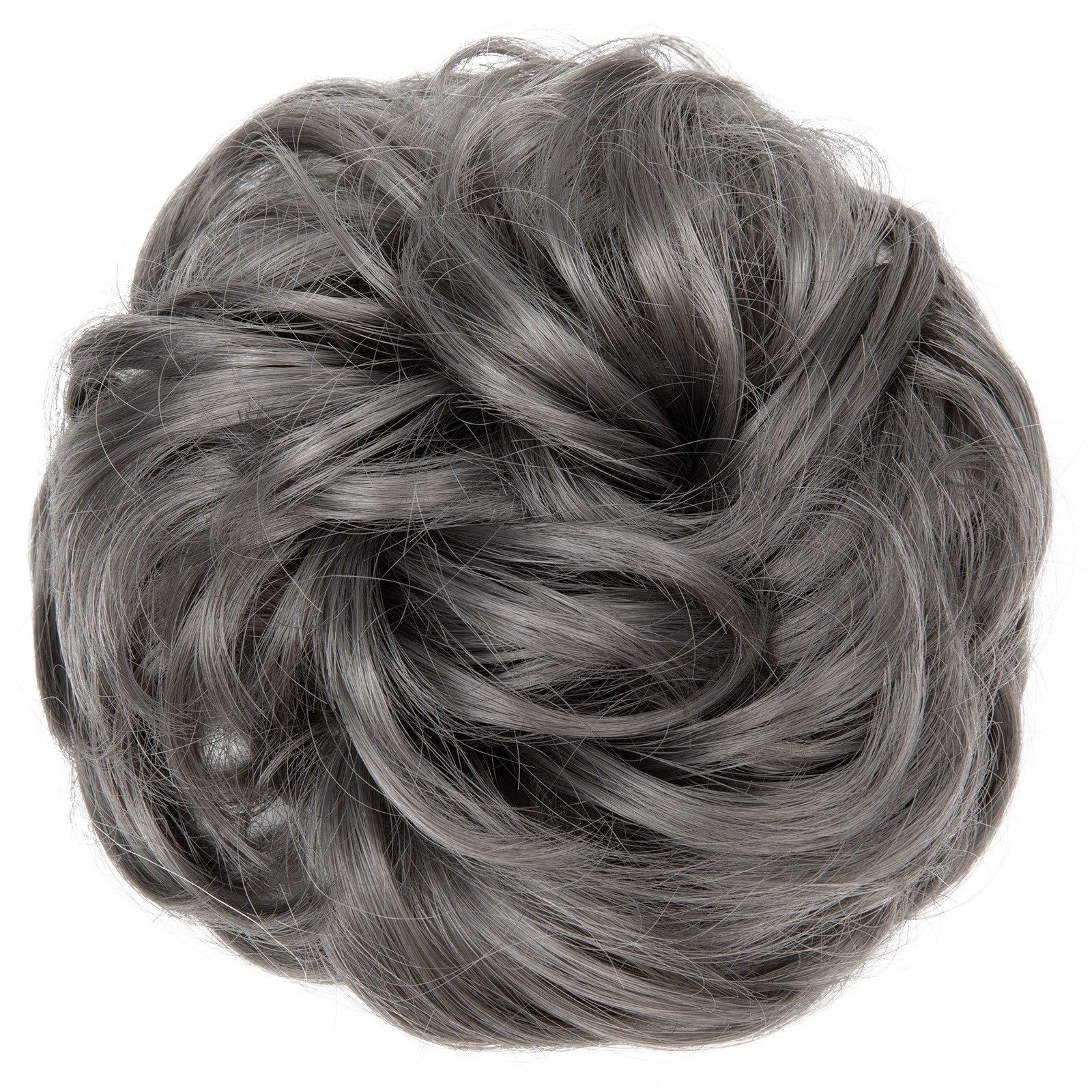 3Pack Temperature Silk Wig Hair Circle Round Head Elastic Fluffy Naturally Curly