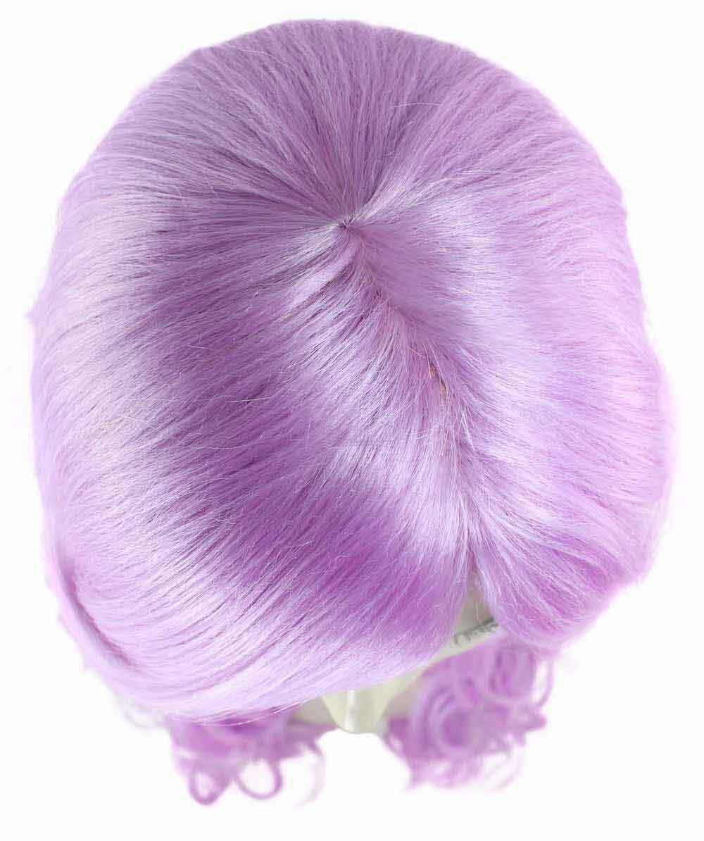 Long Curly Wig | Women’s Purple Wig | Premium Breathable Capless Cap HW-1610A