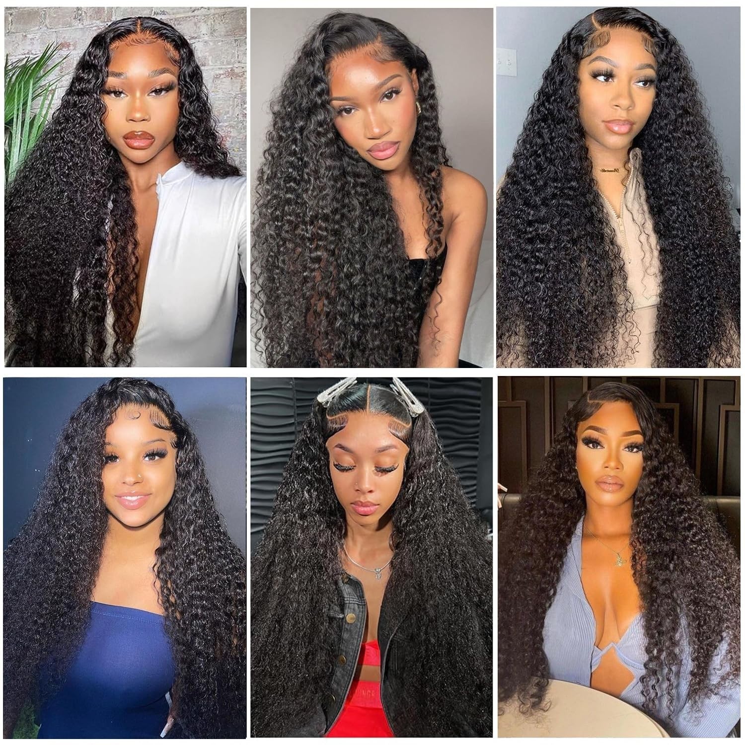 30″ 5×5 HD Lace Closure Wig, Human Hair Deep Wave, Wet & Wavy, 180% Density