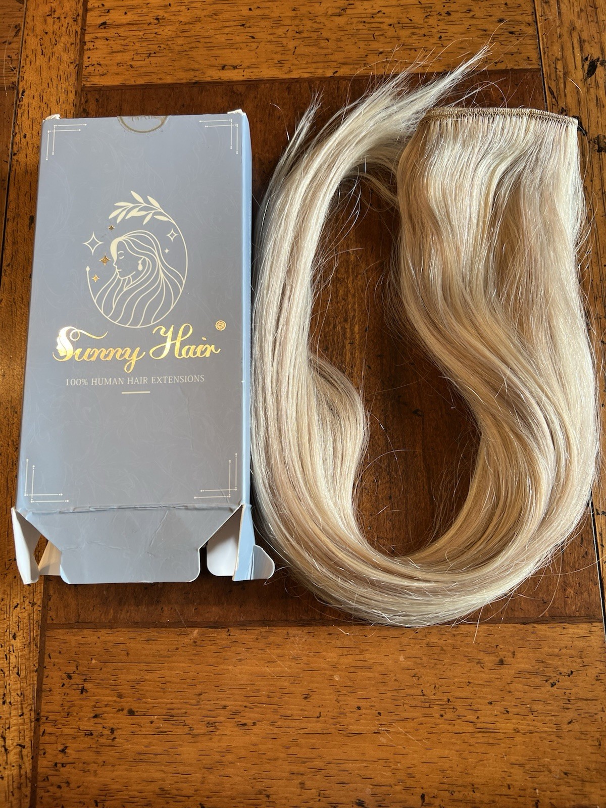 Sunny Hair Sew In Human Hair Extensions Balayage 24” Double Weft 100g