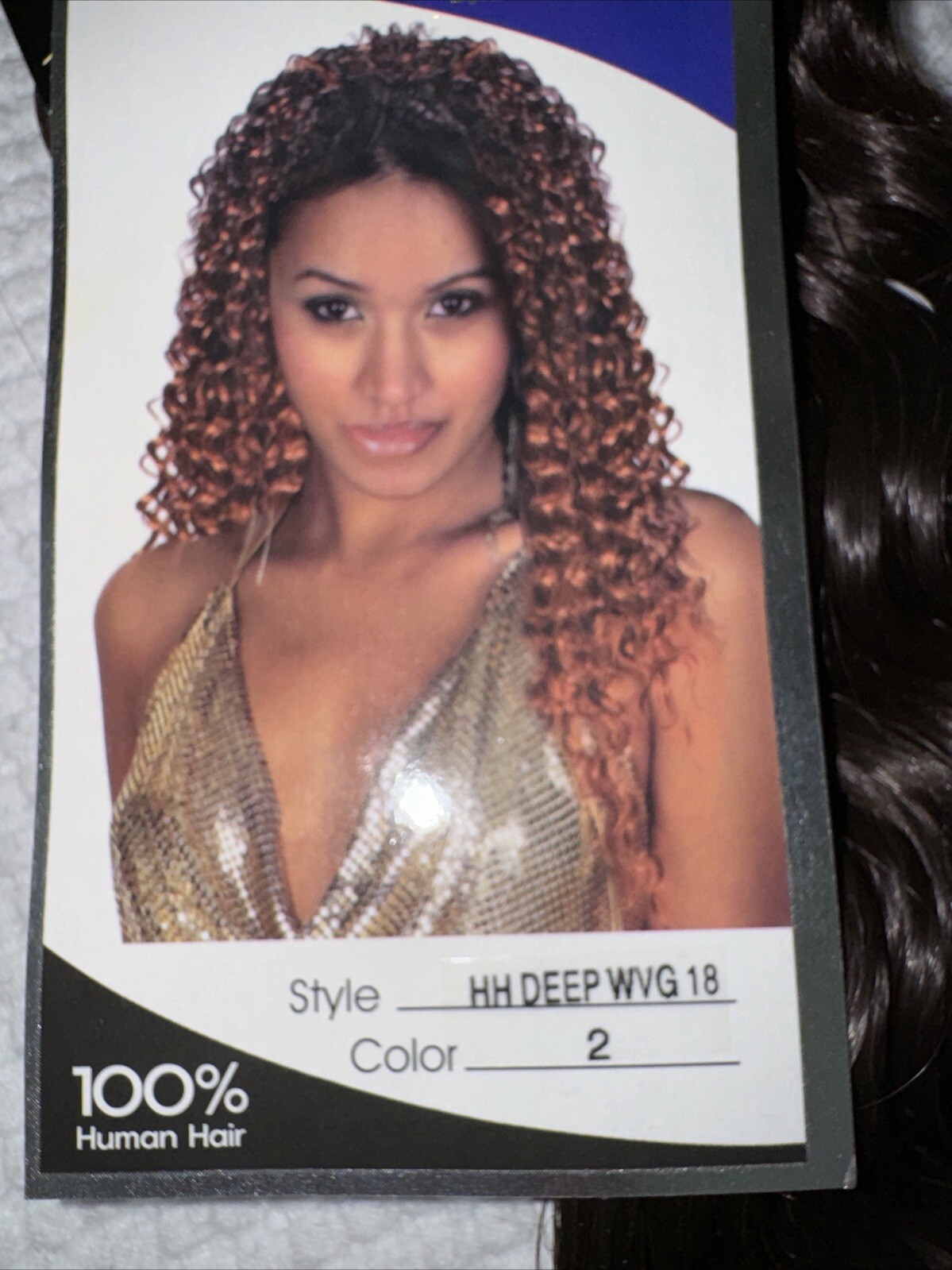 Hair Trend Salon Designer French Deep Wave HH Deep Wave 18” Color 2 Sew In