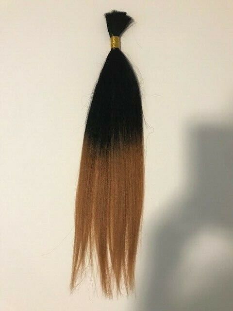 **6 BUNDLES DEAL** 100% HUMAN HAIR/YAKI BULK/STRAIGHT/16″~20″/BRAIDING/
