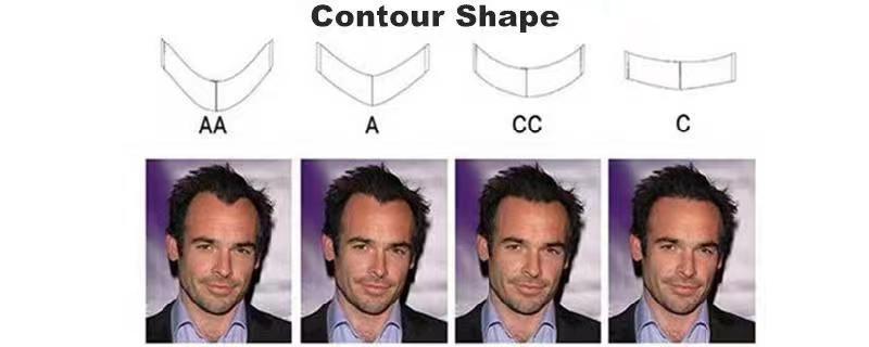 Custom mens toupee Hairpieces French Lace Mono Skin Replacement System Afro Unit
